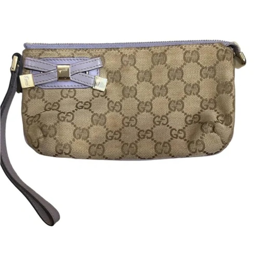 GUCCI WEB PRINCY MONOGRAM WRISTLET - Picture 3 of 11